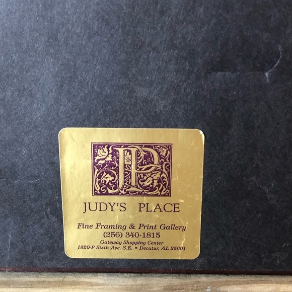 Framed Easter Bunny Scherenschnitte Silhouette Paper Cutout - Picture 3 of 3